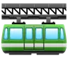 Train suspendu Emoji 🚟 image - WhatsApp style