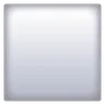 Weißes großes Quadrat Emoji ⬜ image - Samsung style