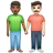 Men Holding Hands: Medium-Dark Skin Tone, Light Skin Tone