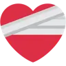 Mending Heart Emoji ❤️‍🩹 image - Twitter / X (Twemoji) style
