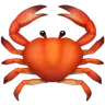 Emoji Granchio 🦀 image - Apple style