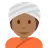 Person Wearing Turban: Medium-Dark Skin Tone