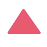 Emoji Triangolo rosso up-pointing 🔺 image - Twitter / X (Twemoji) style