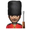 Man Guard: Medium Skin Tone Emoji 💂🏽‍♂️ image - WhatsApp style