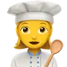 Woman Cook Emoji 👩‍🍳 image - Apple style