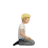Person Kneeling Facing Right: Medium-Light Skin Tone