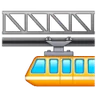 Train suspendu Emoji 🚟 image - Samsung style