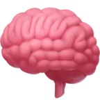 Brain Emoji 🧠 image - Facebook Meta style