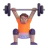 Person Lifting Weights: Medium Skin Tone
