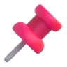 नक़्शे की पिन Emoji 📌 image - Microsoft 3D Fluent style