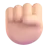 Raised Fist: Light Skin Tone