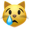 哭泣的貓 Emoji 😿 image - Apple style