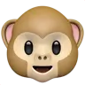 Emoji Faccia di scimmia 🐵 image - Apple style