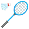 Emoji Badminton Racquet And Shuttlecock 🏸 image - Google Noto Color Animated style