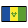 Flag: St. Vincent & Grenadines Emoji 🇻🇨 image - OpenMoji style