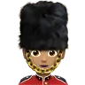 Guard: Medium Skin Tone Emoji 💂🏽 image - Apple style