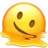 ใบหน้าละลาย Emoji 🫠 image - Apple style