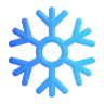 Snowflake Emoji ❄ image - Microsoft 3D Fluent style