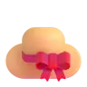 หมวกสตรี Emoji 👒 image - Microsoft 3D Fluent style