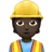 Construction Worker: Dark Skin Tone