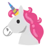 Emoji Faccia da unicorno 🦄 image - Google Noto Color style