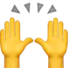 Emoji Person Raising Both Hands In Celebration 🙌 image - Apple style