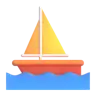 Voilier Emoji ⛵ image - Microsoft 3D Fluent style