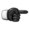 Black Right Pointing Index ☛ image - Samsung style