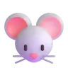 Mouse Face Emoji 🐭 image - Microsoft 3D Fluent style