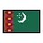 Flag: Turkmenistan