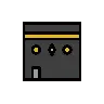 Kaaba Emoji 🕋 image - OpenMoji style