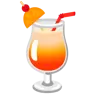 热带饮料杯 Emoji 🍹 image - Google Noto Color style