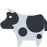 วัว Emoji 🐄 image - Twitter / X (Twemoji) style