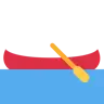 เรือแจว Emoji 🛶 image - Twitter / X (Twemoji) style