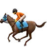 Emoji Corsa di cavalli 🏇 image - Apple style