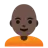 Person: Dark Skin Tone, Bald