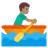 Man Rowing Boat: Medium Skin Tone