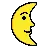 Last Quarter Moon Face