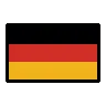 Flag: Germany Emoji 🇩🇪 image - OpenMoji style