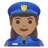 Woman Police Officer: Medium Skin Tone
