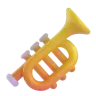 Emoji Tromba 🎺 image - Microsoft 3D Fluent style