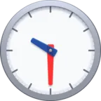 10시 반 시계 얼굴