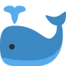 Spritzender Wal Emoji 🐳 image - Twitter / X (Twemoji) style