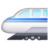 Emoji Treno ad alta velocità con Bullet Nose 🚅 image - Samsung style