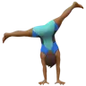 Man Cartwheeling: Medium-Dark Skin Tone Emoji 🤸🏾‍♂️ image - Apple style