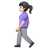 Woman Walking: Light Skin Tone