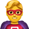 Man Superhero Emoji 🦸‍♂️ image - Apple style