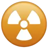 Radioactive Emoji ☢ image - WhatsApp style