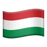 Flag: Hungary Emoji 🇭🇺 image - Apple style