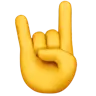 Emoji Segno dei Corni 🤘 image - Apple style